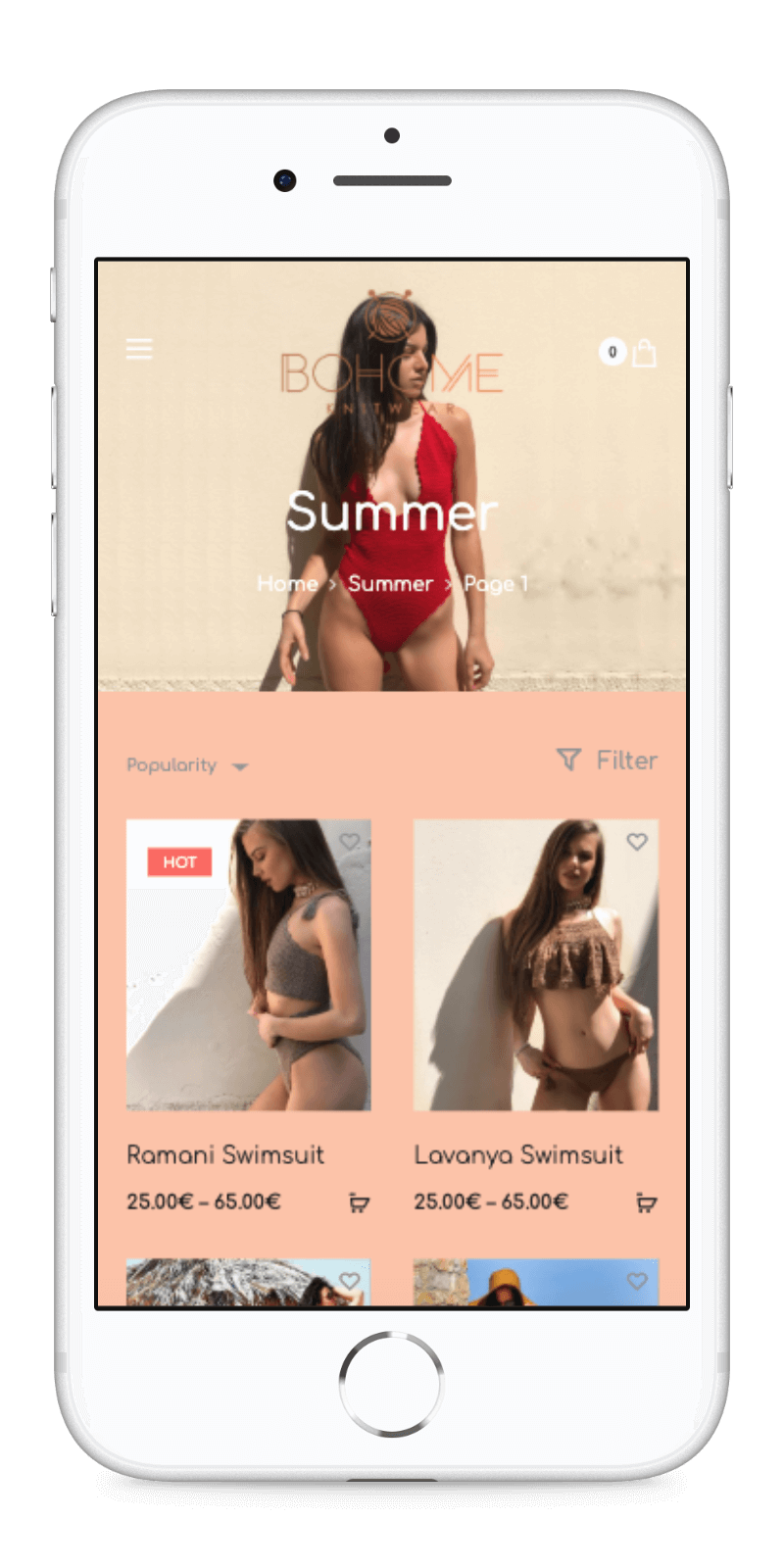 Boho Me Knitwear Eshop Summer iPhone